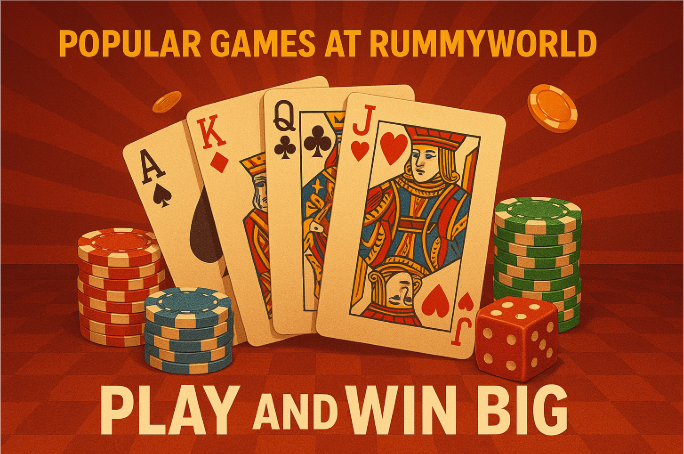 Popular Games at RummyWorld – Play and Win Big